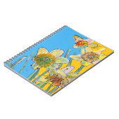 Daffodil Watercolor Journal Floral Notebook (Côté gauche)