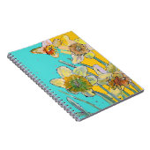 Daffodil Watercolor Journal Floral Notebook (Côté Droit)
