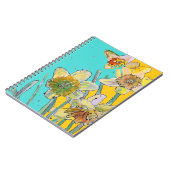 Daffodil Watercolor Journal Floral Notebook (Côté gauche)