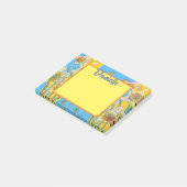 Daffodil Waterverf Art Vrouwen Naam Post It Notes (Schuin)