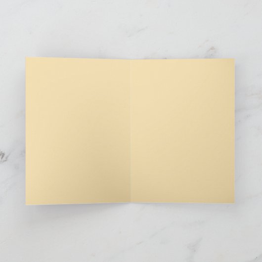 Daffodil Waterverf Yellow Spring Flower Art-kaart Kaart (Binnen)