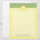 Daffodil Wedding, briefhoofd (Voorkant / Achterkant)