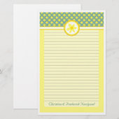 Daffodil Wedding, briefpapier (Voorkant / Achterkant)