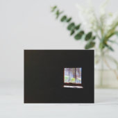 Daffodil Window Briefkaart (Staand voorkant)
