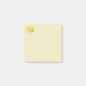 Daffodil yellow Post merkt op Post-it® Notes (Voorkant)