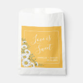  Daffodil Yellow & White Daisies Wedding Bedankzakje (Voorkant)