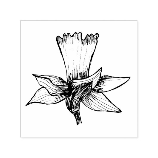 daffodil  zelfinktende stempel (Design)