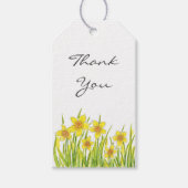 Daffodilatieveld Cadeaulabel (Voorkant)