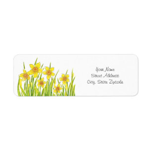 Daffodilatieveld Etiket