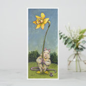 Daffodilerkaart (Staand voorkant)