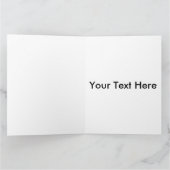 Daffodiles blancs dans la fenêtre Customisée carte (Intérieur)