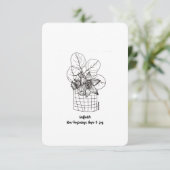 Daffodiles, Bonne Chance, Nouveau Début - Carte Pl (Debout devant)