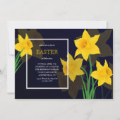Daffodiles de printemps Invitations de Pâques (Devant)