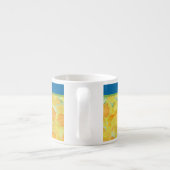 Daffodiles d'or Espresso Mug de café à Customiser (Dos)