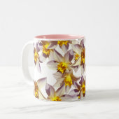 Daffodiles du printemps Mug photo florale (Devant gauche)