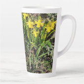Daffodiles et Crocus Latte Mug (Droite)