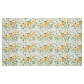 Daffodiles et Goldfinches Tissu (Fat Quarter)