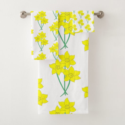 Daffodiles Jaunes Fleurs de printemps Bunch Floral (En situation)