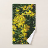 Daffodiles Jaunes I Fleurs De Printemps Cheveux (Serviette à main)