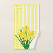Daffodiles jaunes printaniers (Serviette à main)