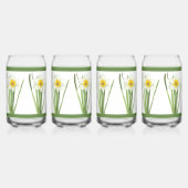Daffodils Bloemen Botanische Kunst Blikvorm Glas (Links)