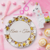 Daffodils Bruiloft Aangepaste papier borden Papieren Bordje (Feest)