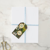 Daffodils & Crocus Birthday Cadeaulabel (Met Touw)