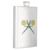 Daffodils Crossed Heupfles (Rechts)