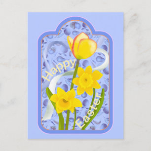Daffodils en Tulip Briefkaart