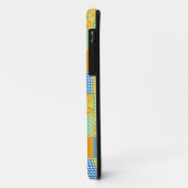 Daffodils, Gingham en Polkas Faux-Patchwork Case-Mate iPhone Case (Achterkant/links)
