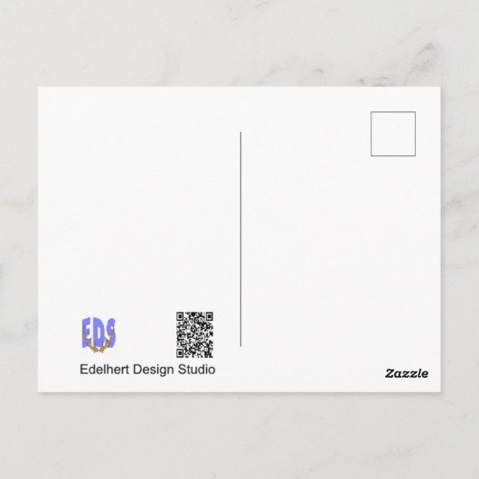 Daffodils Happy Pâques Cust.Texte Carte postale ve (Dos)