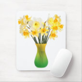 Daffodils in een Vase Mousepad Muismat (Met muis)