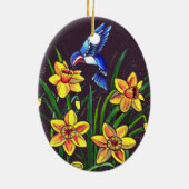 Daffodils Keramisch Ornament (Achterkant)