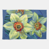 "Daffodils - les joies du printemps" serviette de  (Horizontal)