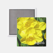 Daffodils Magnet Magneet (Voorkant / Achterkant)