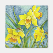 DAFFODILS Magnet Magneet (Voorkant)