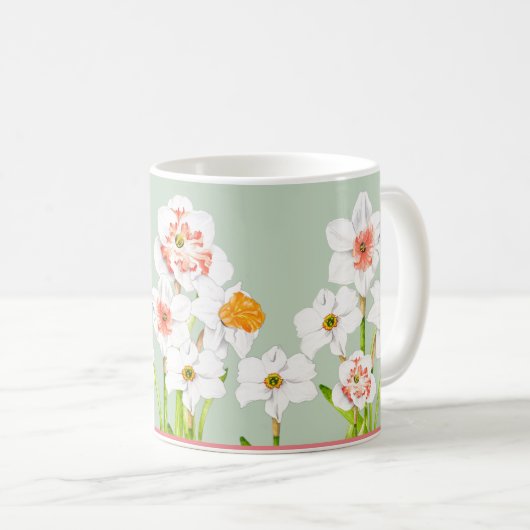 Daffodils op een Mok (11 oz.) (Voorkant rechts)