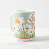 Daffodils op een Mok (15 oz.) (Voorkant links)