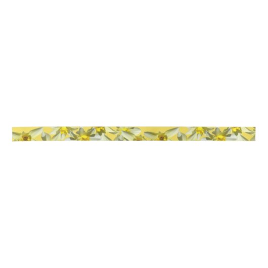 Daffodils Photo Ribbon Lint (Voorkant)