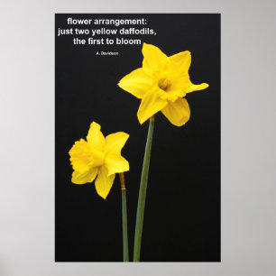 Daffodils Quotation Poster