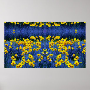 Daffodils reflecteren poster