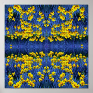 Daffodils reflecteren poster