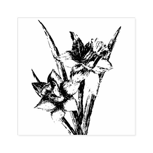 Daffodils Rubberstempel (Afrduk)