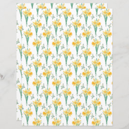 Daffodils Scrapbook Papier