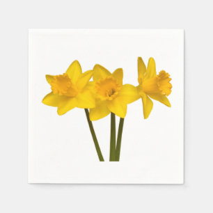 "Daffodils" serviettes en papier design