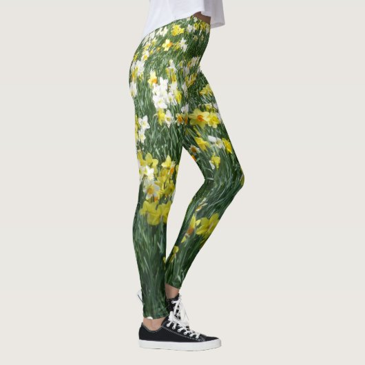 Daffodils Spring Flowers Legging (Rechts)