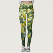 Daffodils Spring Flowers Legging (Voorkant)