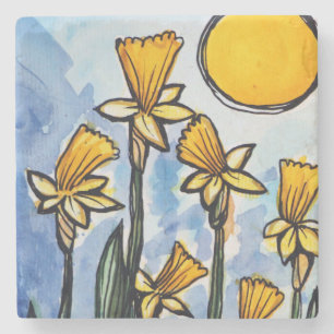 Daffodils Stenen Onderzetter
