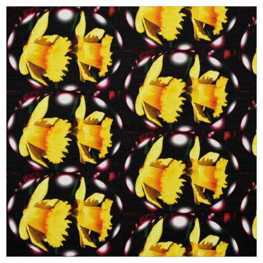 Daffodils Stof (Swatch)