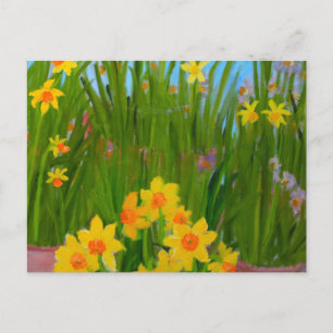 Daffodils: Susan Payne-Trutna Briefkaart